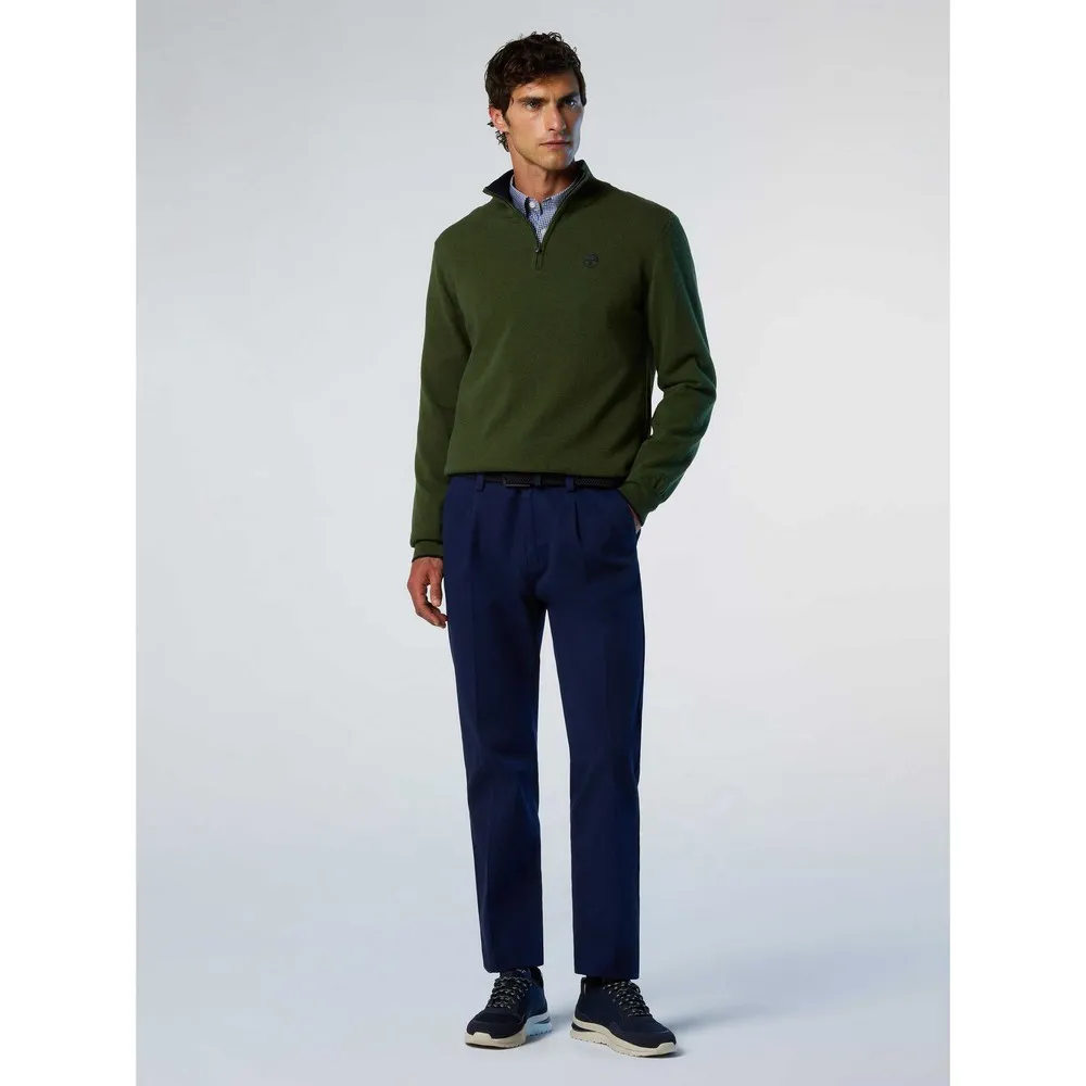 Купить North sails 699148-0436-xl Свитер с полумолнией 12GG Ivy Green 35x25x15 7ft.ru в интернет магазине Семь Футов