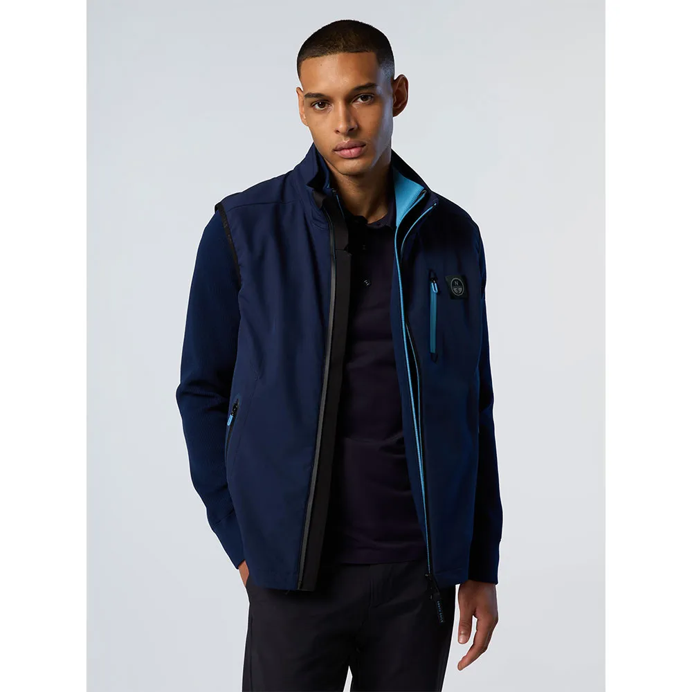 Купить North sails 603353-0802-S Жилет Marin Utility Голубой  Navy Blue S 7ft.ru в интернет магазине Семь Футов
