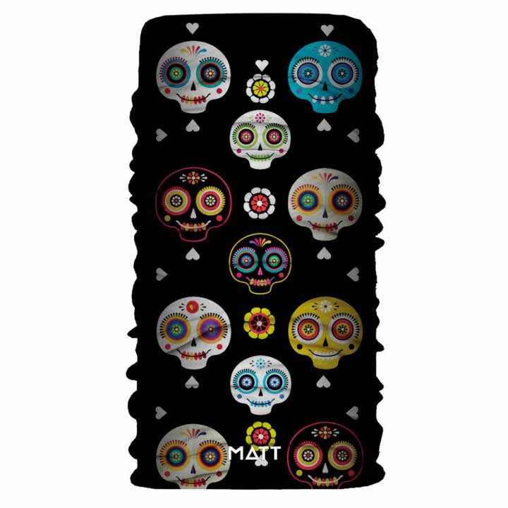 Купить Matt 5895-888 Шарф-хомут Microfiber Многоцветный Skull Black 7ft.ru в интернет магазине Семь Футов