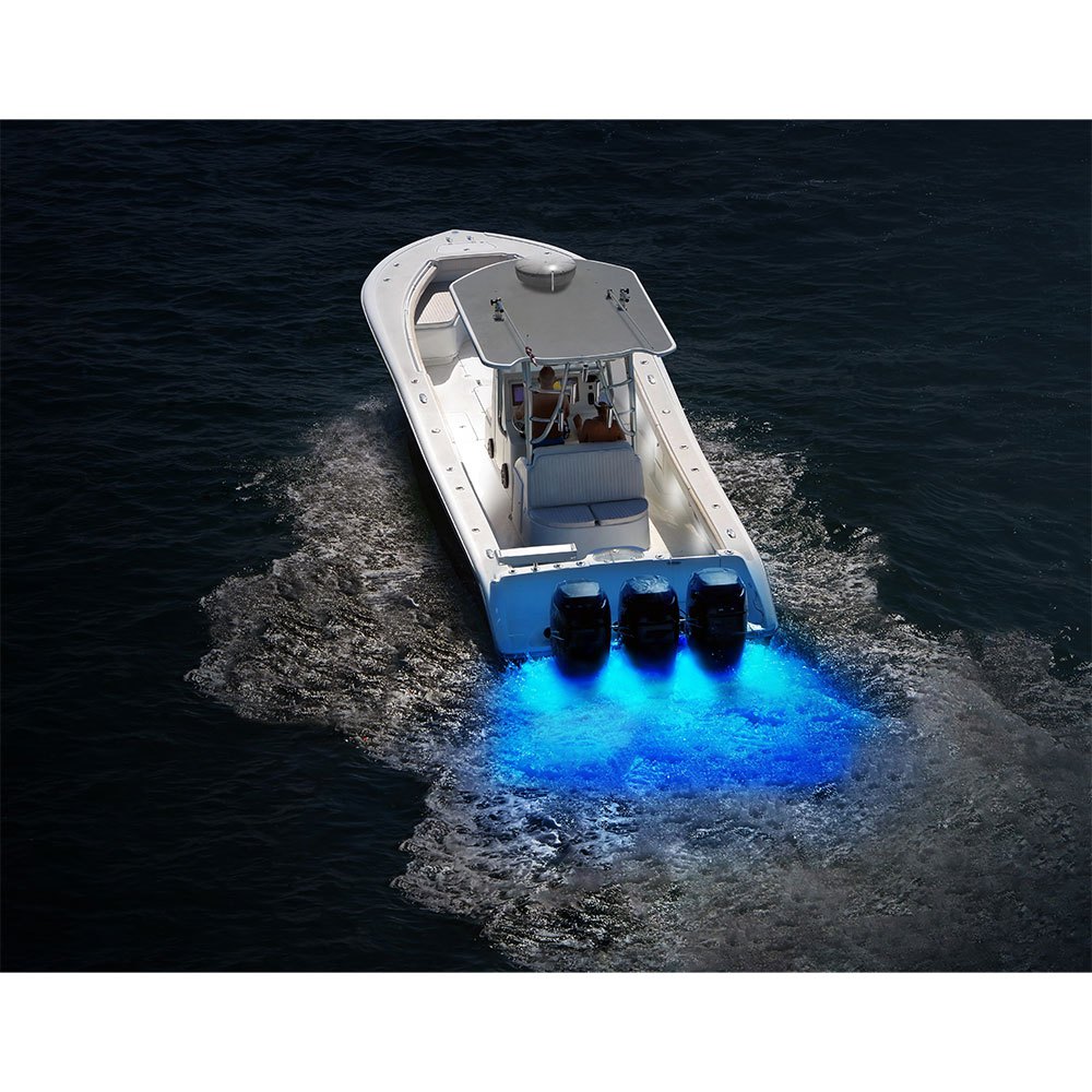 Купить Hella marine 4025002 Apelo A1 Carbon Подводный белый/синий светодиодный свет Серебристый Grey 1800 Lumens  7ft.ru в интернет магазине Семь Футов