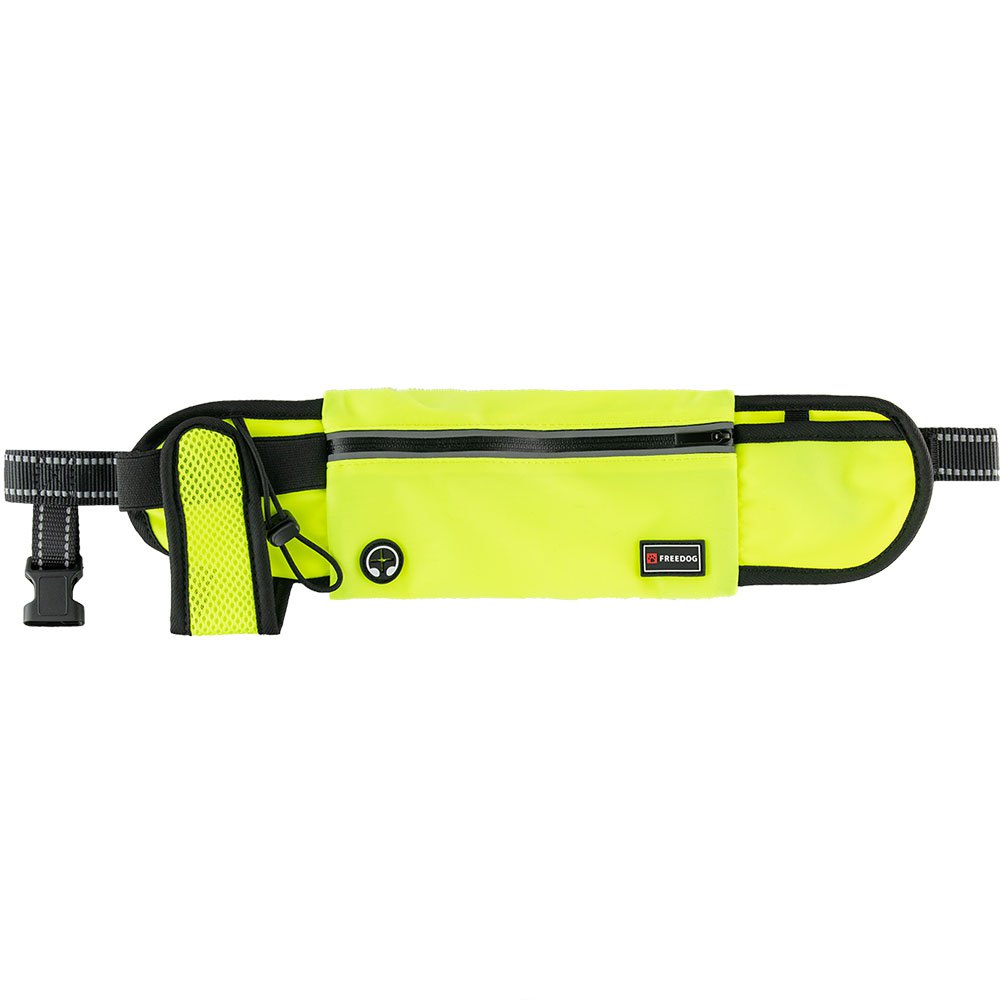 Купить Freedog 10140108 Jogging Ultra Trail Поясная сумка Черный Neon Yellow 7ft.ru в интернет магазине Семь Футов