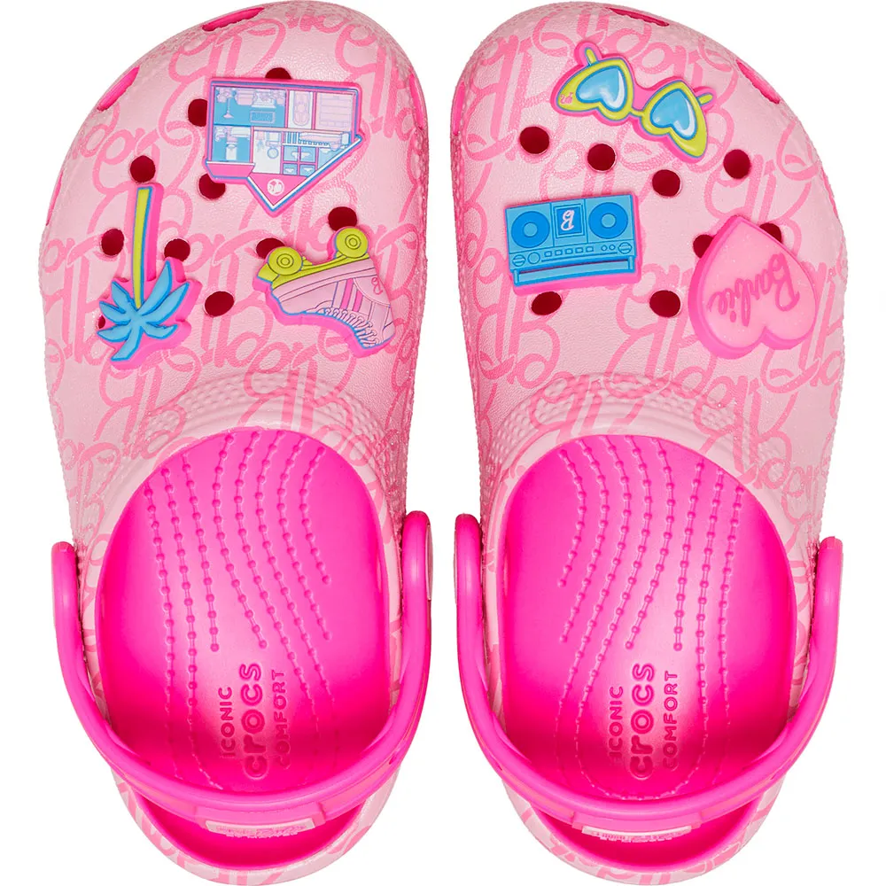 Купить Crocs 211407-90h-c7 Деревянные башмаки Mattel Pink Barbie Classic T Multi 35x25x15 EU 23 7ft.ru в интернет магазине Семь Футов