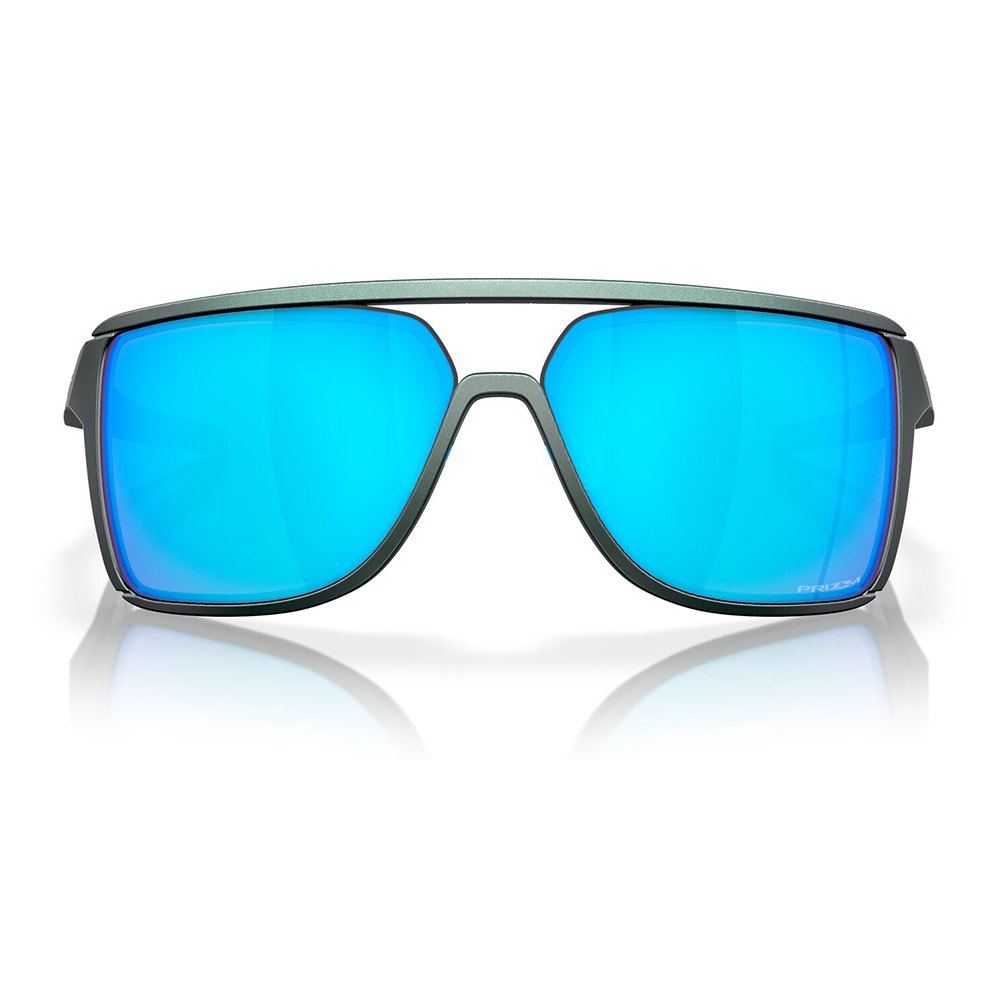 Купить Oakley OO9147-1363 Солнцезащитные очки Castel  Matte Silver / Blue Colorshift Prizm Sapphire/CAT3 7ft.ru в интернет магазине Семь Футов