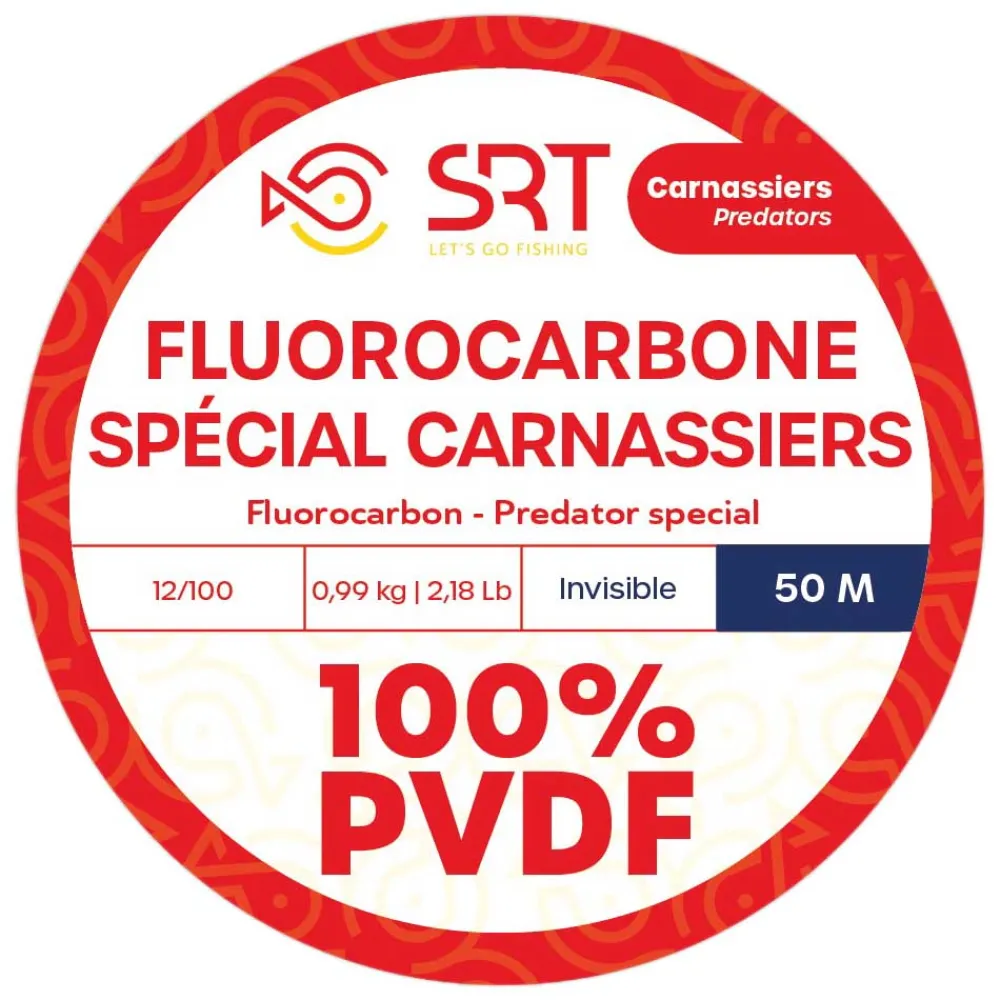 Купить Sert SEVFN003502250M фторуглерод PVDF 50 m Красный  Clear 0.220 mm 7ft.ru в интернет магазине Семь Футов