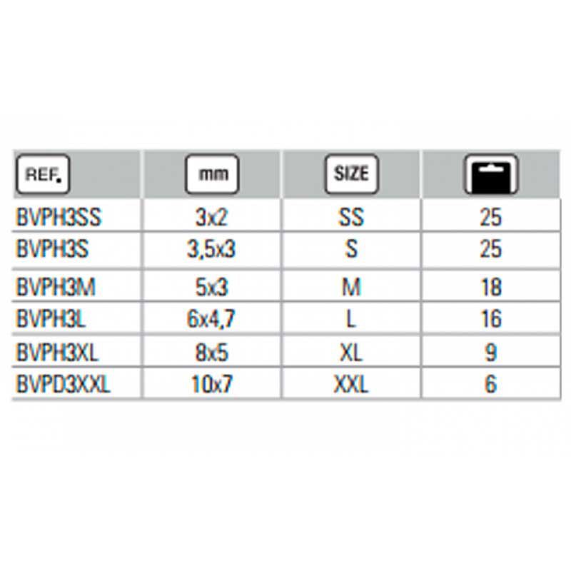 Купить Vercelli BVPH3M Double Holes Oval бусы 18 единицы  Clear M 7ft.ru в интернет магазине Семь Футов