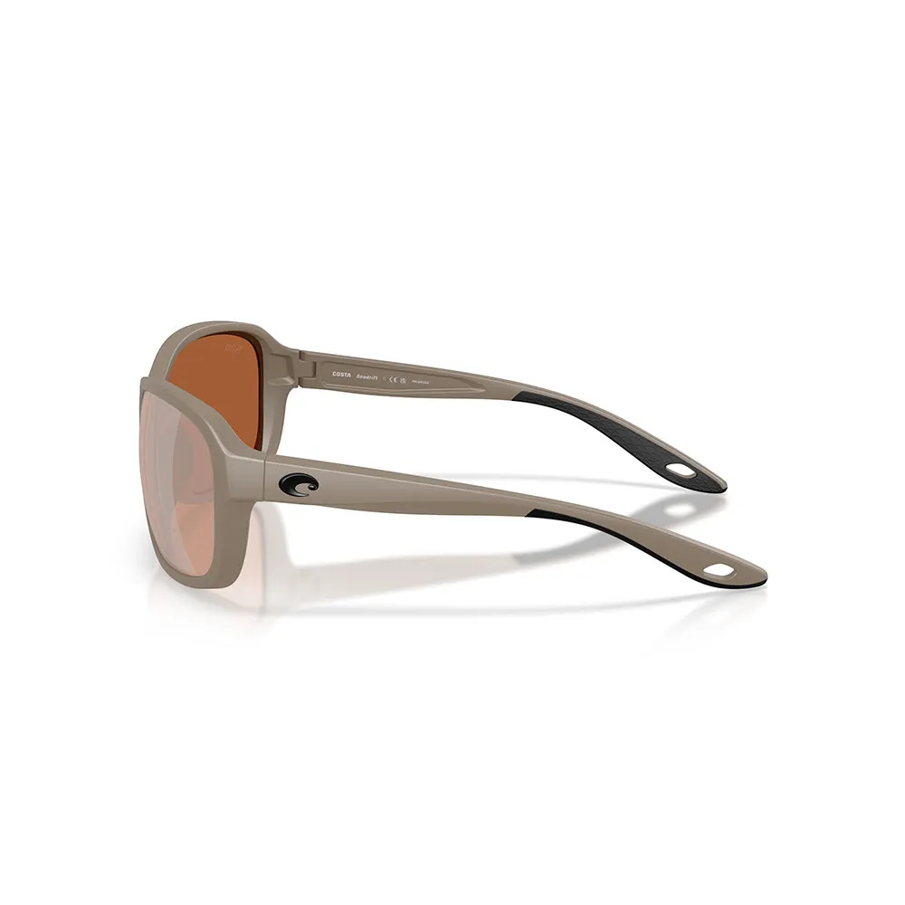 Купить Costa 06s9114-91140958 поляризованные солнцезащитные очки Seadrift Matte Sand 20x10x10 Copper Silver Mirror 580G/CAT3 7ft.ru в интернет магазине Семь Футов