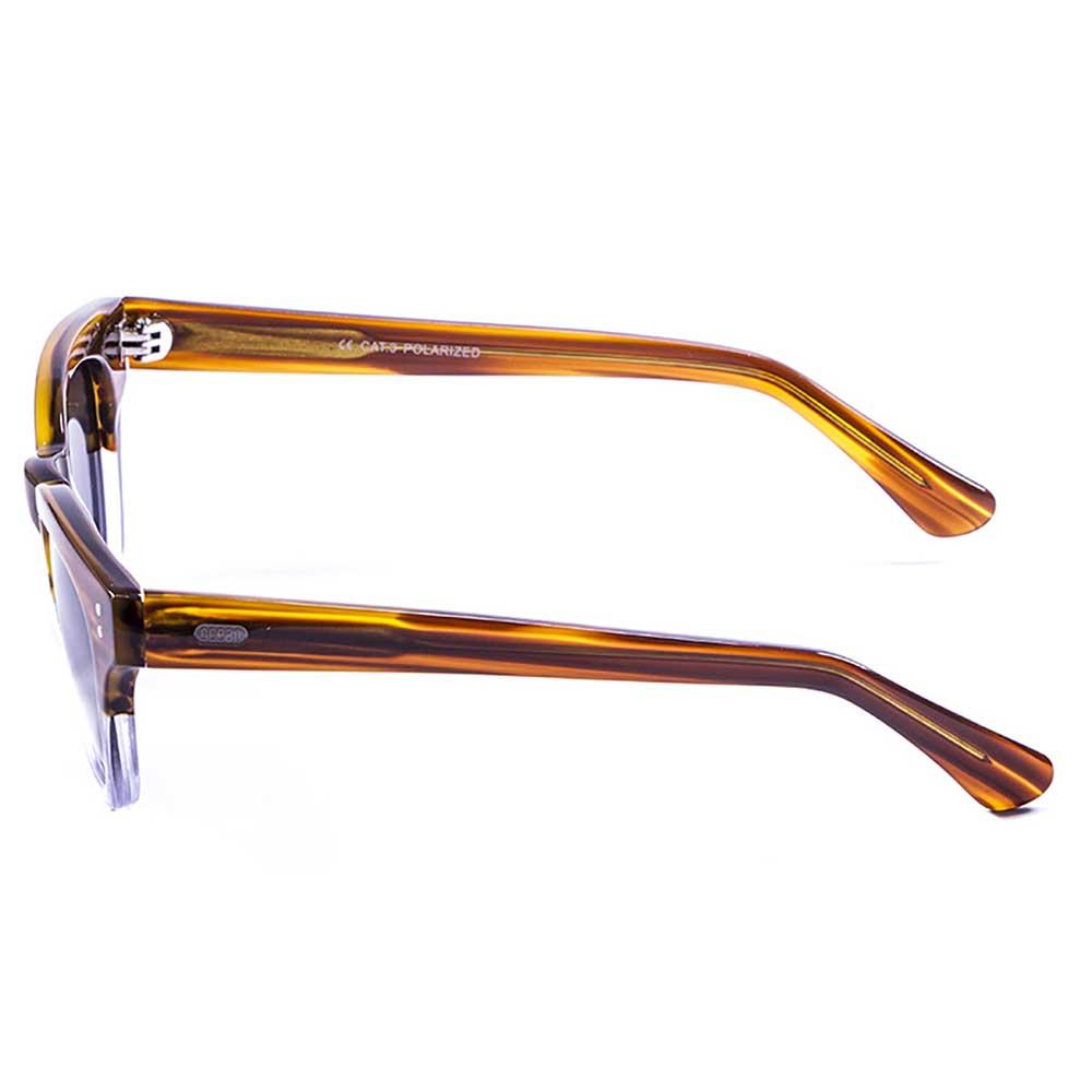 Купить Ocean sunglasses 62000.6 поляризованные солнцезащитные очки Santa Cruz Frame Brown Light-White Trans / Brown Frame Brown Light-White Trans / Brown/CAT3 7ft.ru в интернет магазине Семь Футов