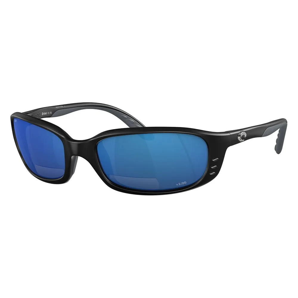 Купить Costa 06S7001-00030459 Brine Readers Поляризованные Очки 11 Matte Black 2 Blue Mirror 580P C-Mate +2.00/CAT3 7ft.ru в интернет магазине Семь Футов