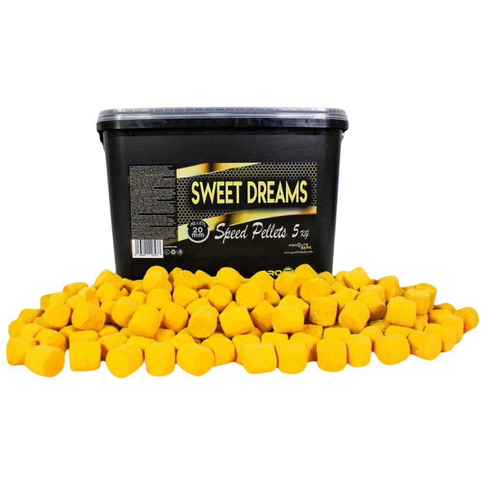 Купить Pro elite baits P8433904-UNIT пеллеты Speed Sweet Dreams 5kg  Gold 20 mm 7ft.ru в интернет магазине Семь Футов