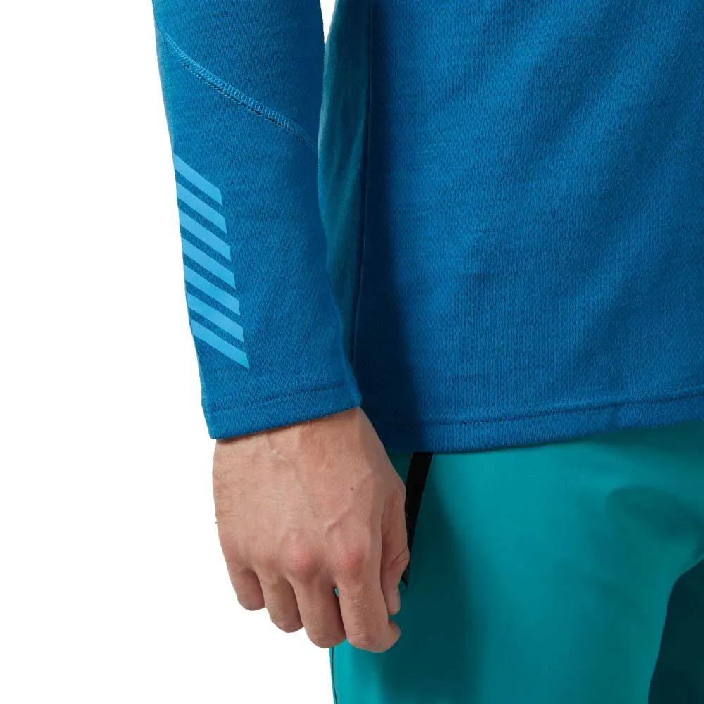Купить Helly hansen 49364_578-xl Базовый слой с длинным рукавом Lifa Merino Midweight Crew Neptune Blue 22x13x5 7ft.ru в интернет магазине Семь Футов