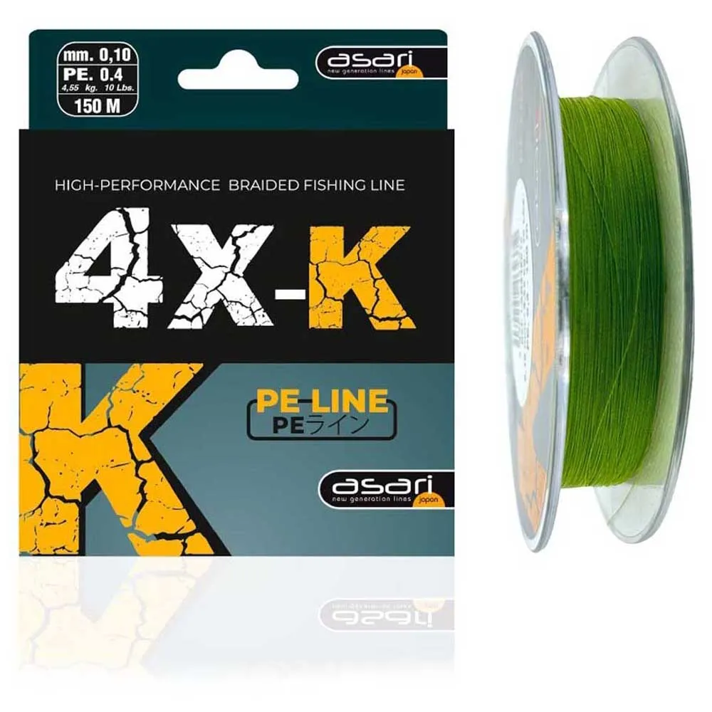Купить Asari LAK415015 Плетёная леска 4X K 150 m  Olive Green 0.150 mm 7ft.ru в интернет магазине Семь Футов