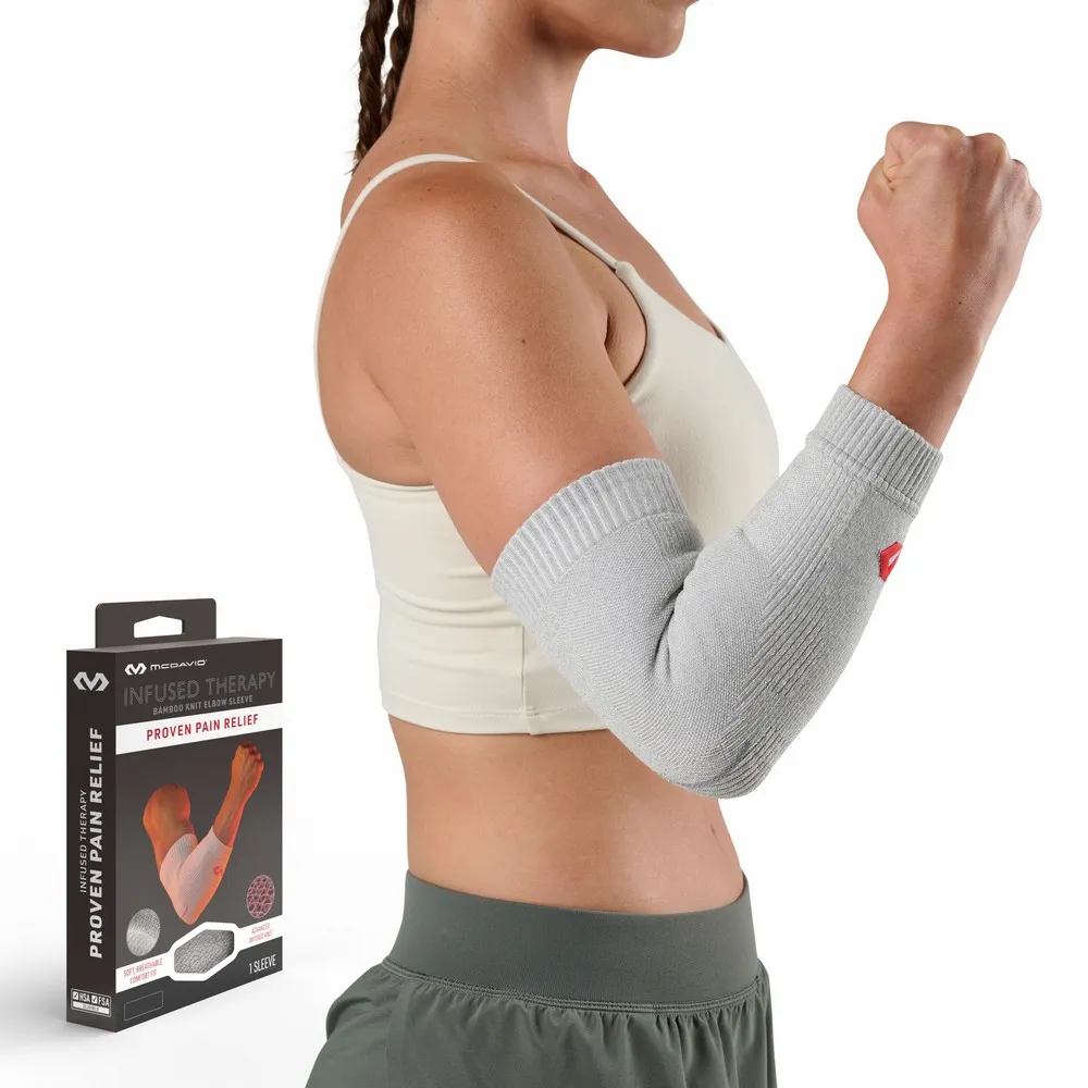 Купить Mc david 31210r-gr-m рукав локтя Infused Knit Grey 15x10x5 7ft.ru в интернет магазине Семь Футов