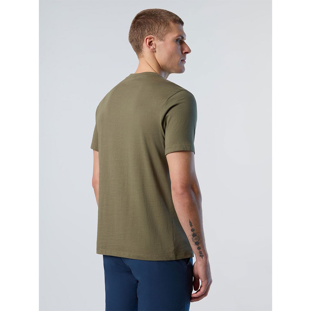 Купить North sails 692970-0441-XS Футболка с коротким рукавом Basic Bollo Зеленый Dusty Olive XS 7ft.ru в интернет магазине Семь Футов