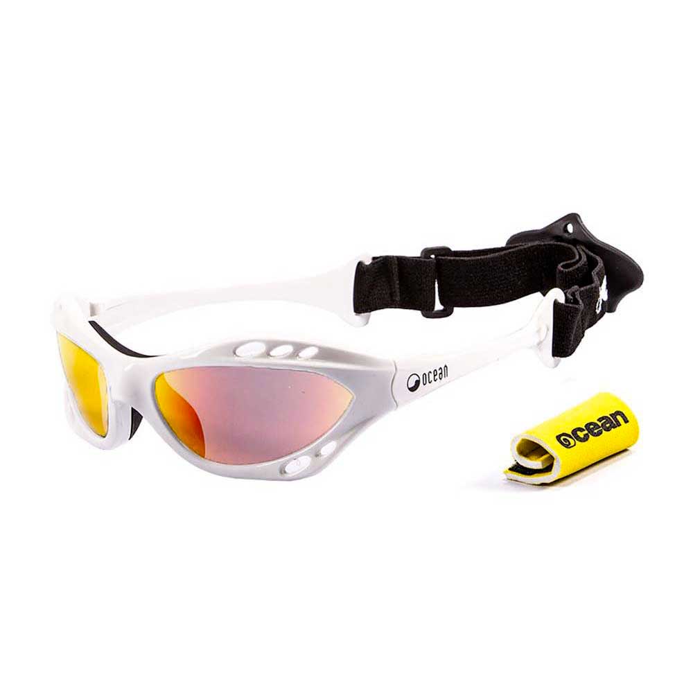 Купить Ocean sunglasses 15001.3 поляризованные солнцезащитные очки Cumbuco Shiny White Revo 7ft.ru в интернет магазине Семь Футов