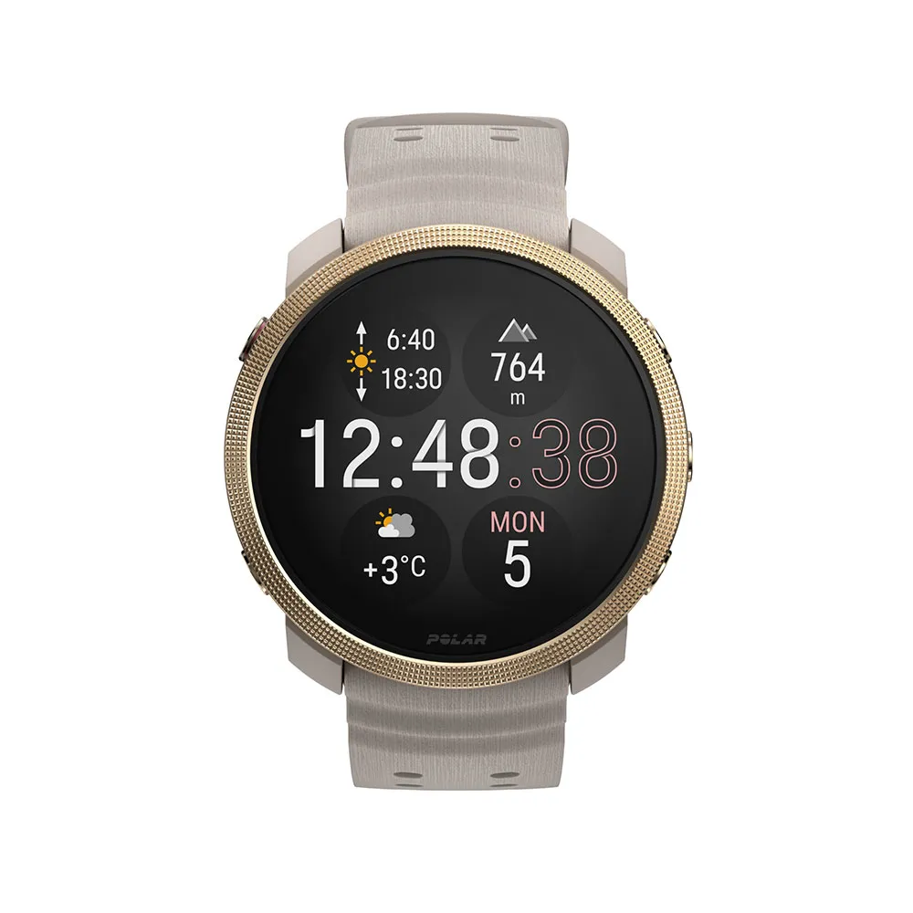 Купить Polar 900112399 Часы Vantage M3 Золотистый  Greige / Gold 7ft.ru в интернет магазине Семь Футов