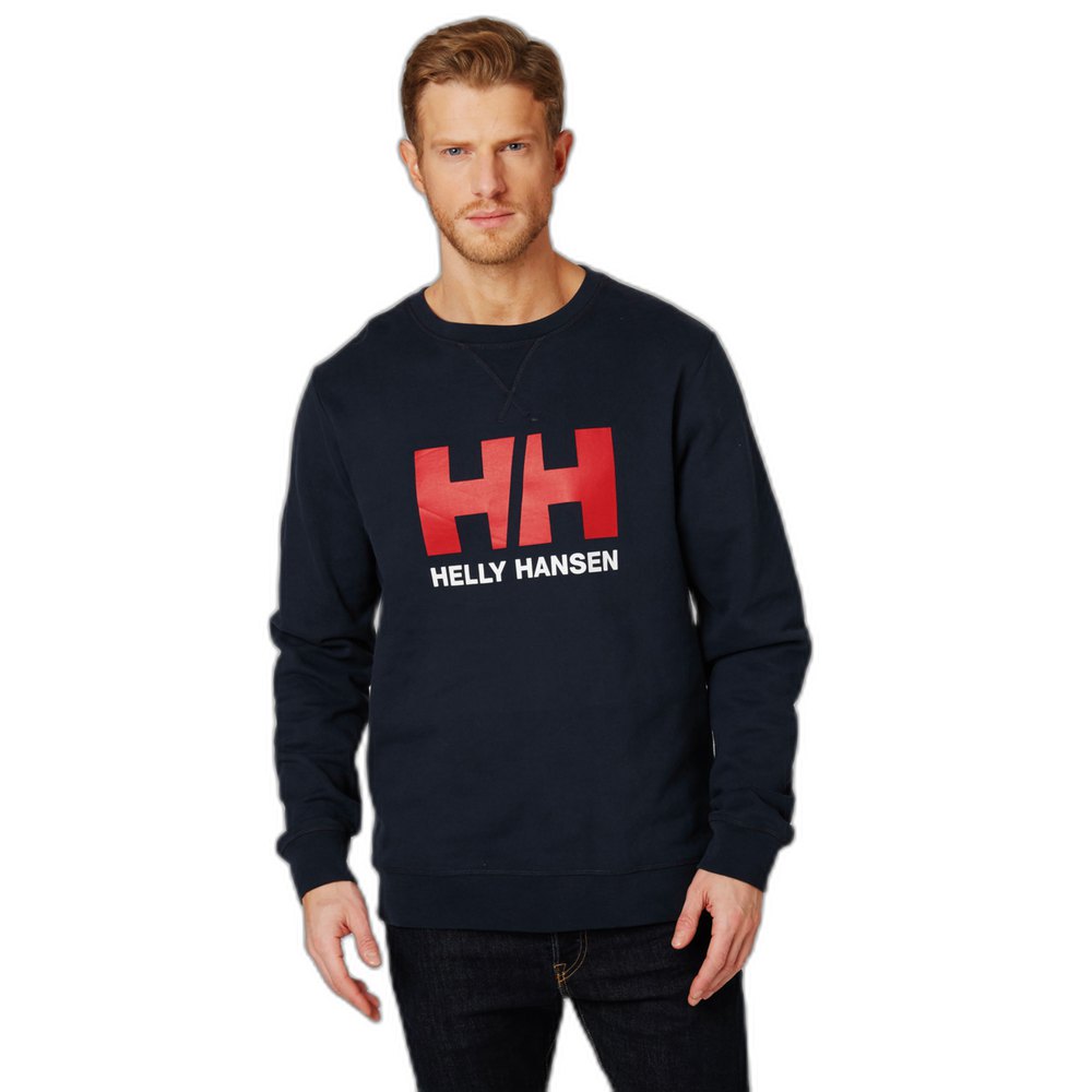 Купить Helly hansen 34000_597-2XL Толстовка Толстовка Logo Голубой Navy 2XL 7ft.ru в интернет магазине Семь Футов