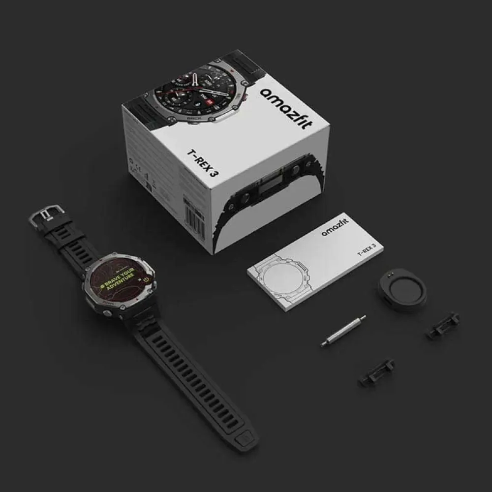 Купить Amazfit 85589 Смарт-часы T-Rex 3  Black 7ft.ru в интернет магазине Семь Футов