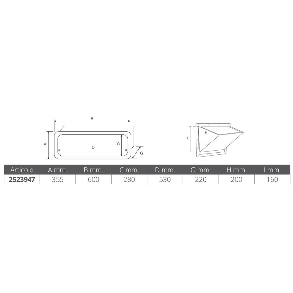 Купить Nuova rade 2523947 Большой карманный люк Бесцветный White 7ft.ru в интернет магазине Семь Футов