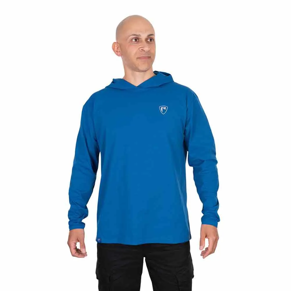 Купить Fox rage npr715 Футболка с длинным рукавом Logo Hooded Blue 30x20x5 M 7ft.ru в интернет магазине Семь Футов