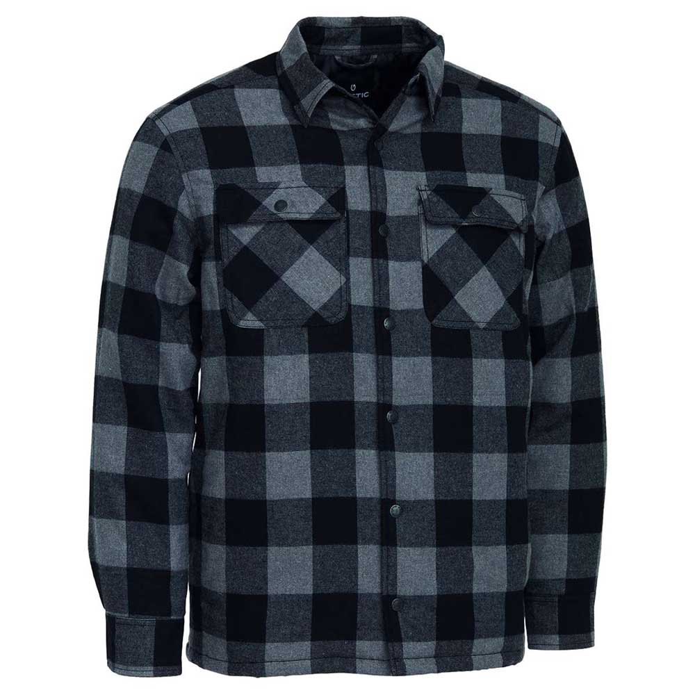 Купить Kinetic H201-087-M-UNIT Рубашка с длинным рукавом Logo Серый Grey M 7ft.ru в интернет магазине Семь Футов