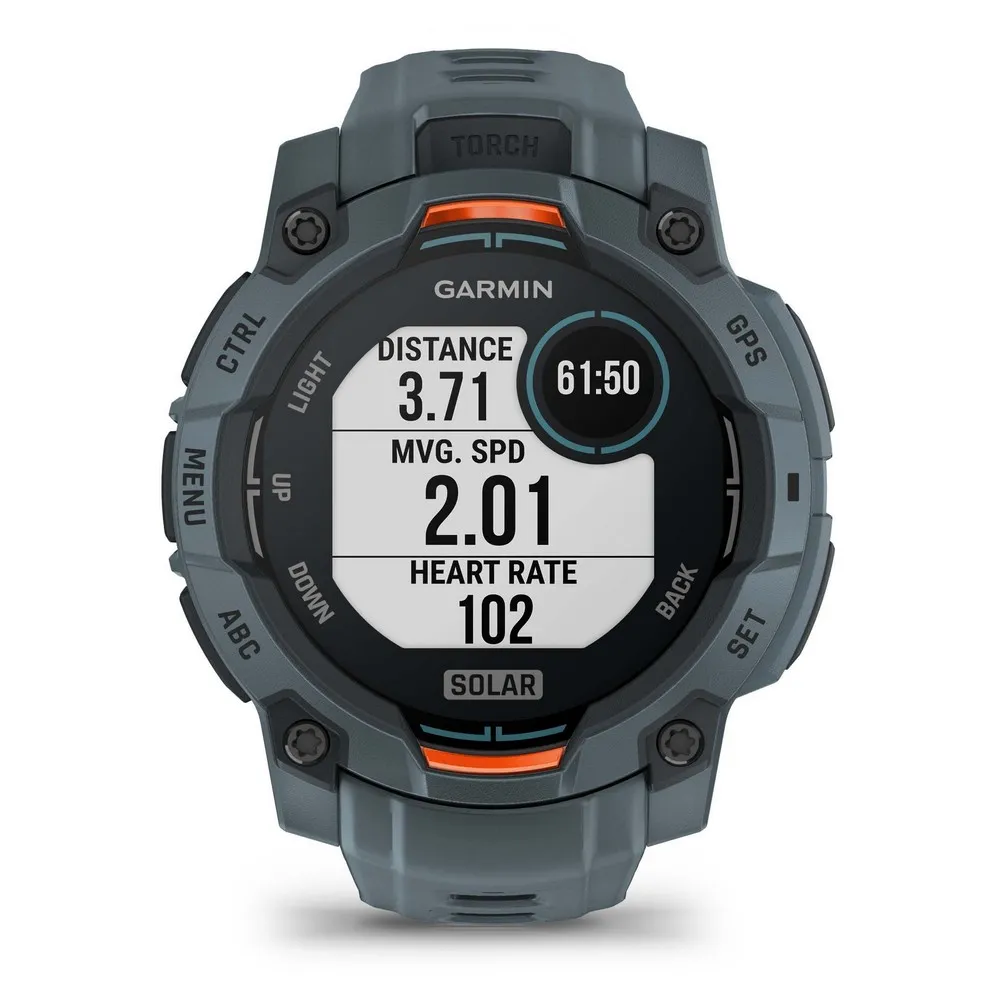 Купить Garmin 010-02934-01 Часы Instinct 3 45 mm Solar  Grey / Grey 7ft.ru в интернет магазине Семь Футов