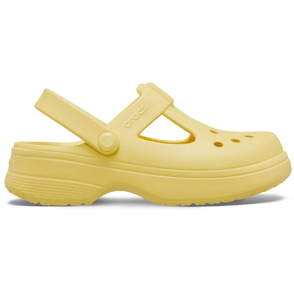 Купить Crocs 210616-78r-c10 Деревянные башмаки Classic Mary Jane T Daylily 35x25x15 EU 27 7ft.ru в интернет магазине Семь Футов