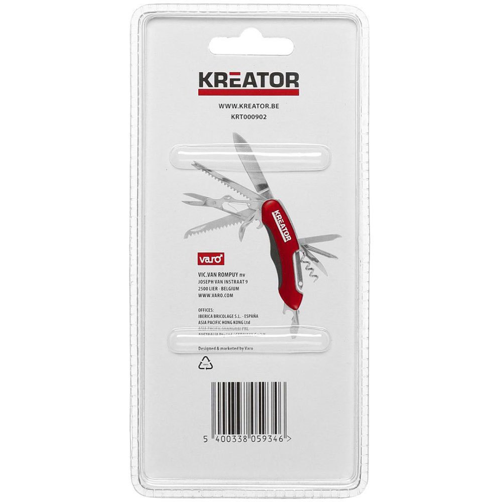 Купить Kreator KRT000902 15 Функциональный нож  Red 7ft.ru в интернет магазине Семь Футов