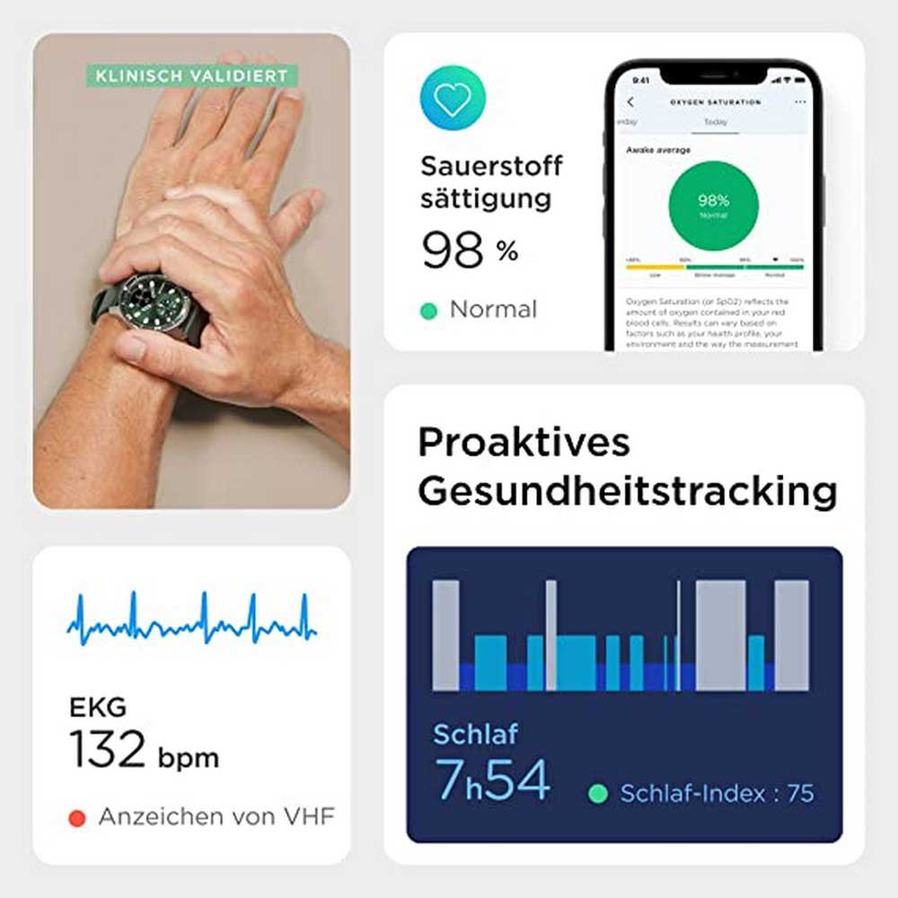 Купить Withings WIT3700546707292 Scanwatch Horizon 8 Умные часы  Silver / Green 7ft.ru в интернет магазине Семь Футов