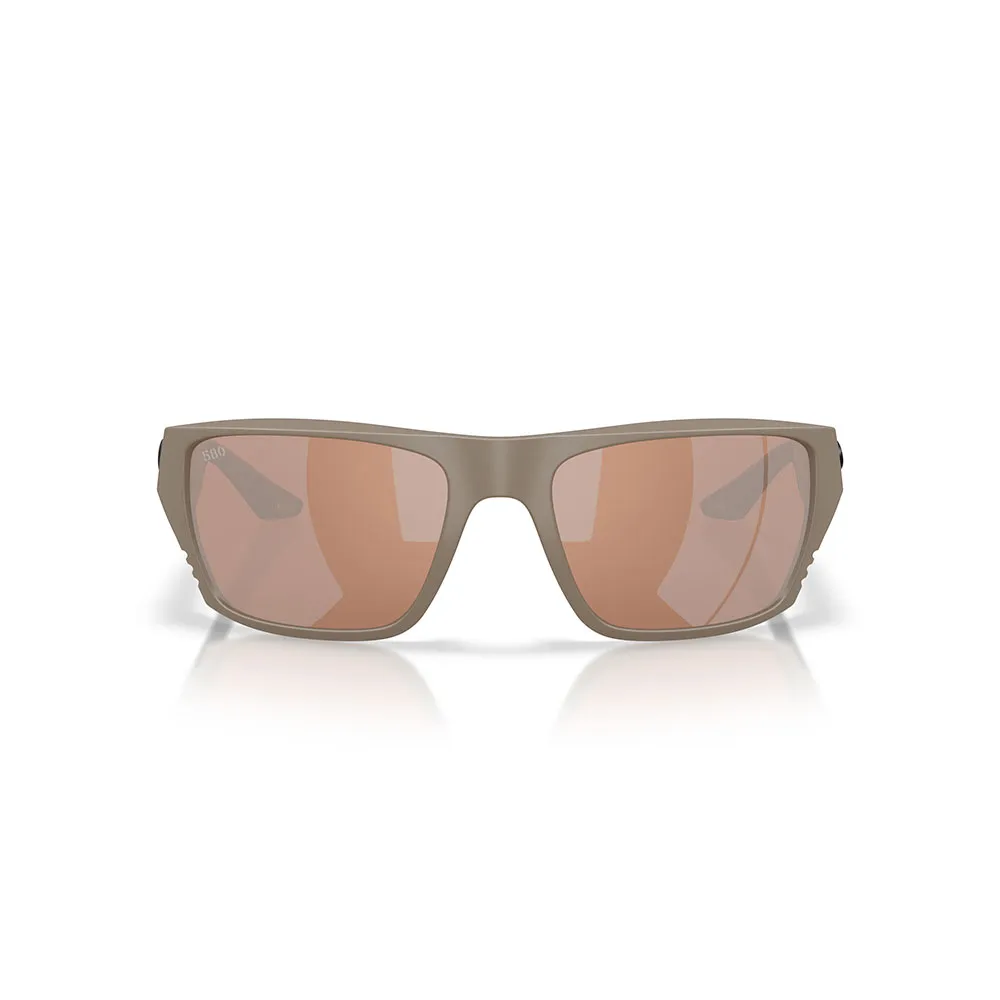 Купить Costa 06s9118-91181159 поляризованные солнцезащитные очки Finlet Matte Sand 20x10x10 Copper Silver Mirror 580G/CAT3 7ft.ru в интернет магазине Семь Футов