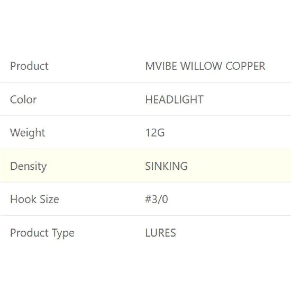 Купить Westin P246-122-105-UNIT Spinnerbait Mvibe Willow Copper 3/0 12g Желтый Headlight 7ft.ru в интернет магазине Семь Футов