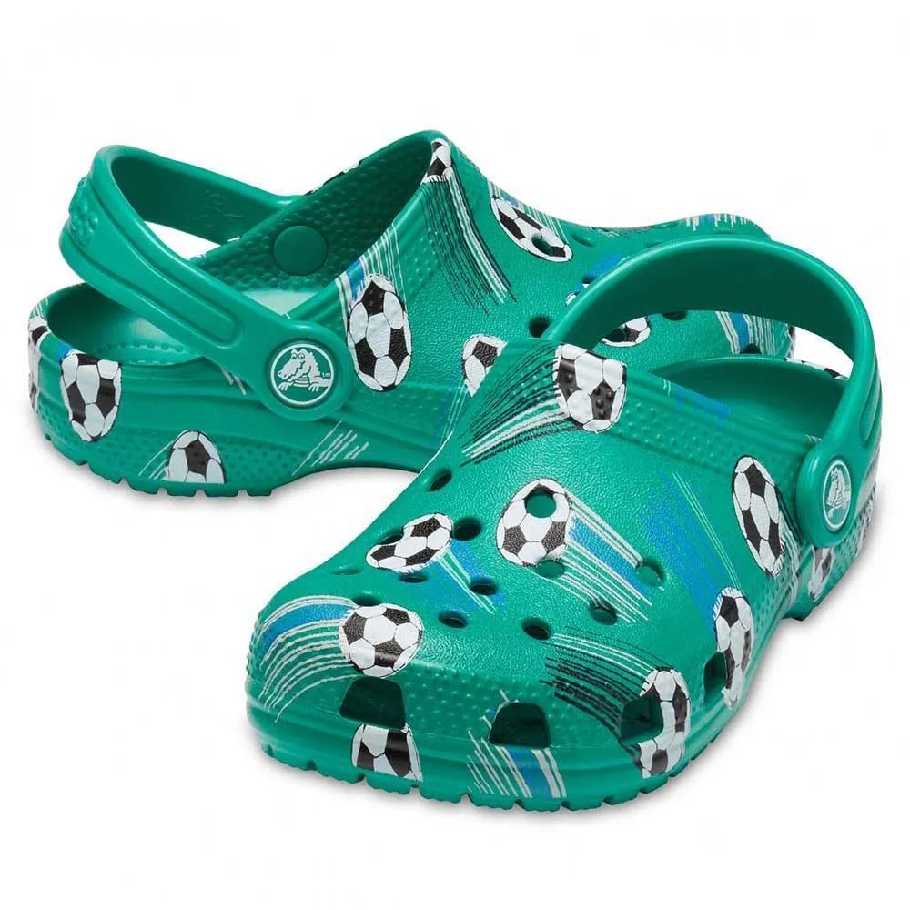 Купить Crocs 206417-degr-c4 Деревянные башмаки ™ Classic Sport Ball Green 35x25x15 EU 19 7ft.ru в интернет магазине Семь Футов