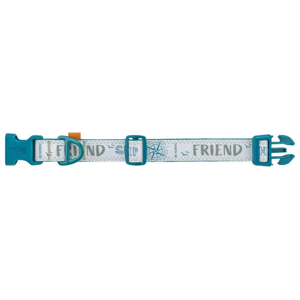 Купить Trixie 1748102 ошейник для собак Be Nordic Extra Wide Petrol Blue S–M 7ft.ru в интернет магазине Семь Футов