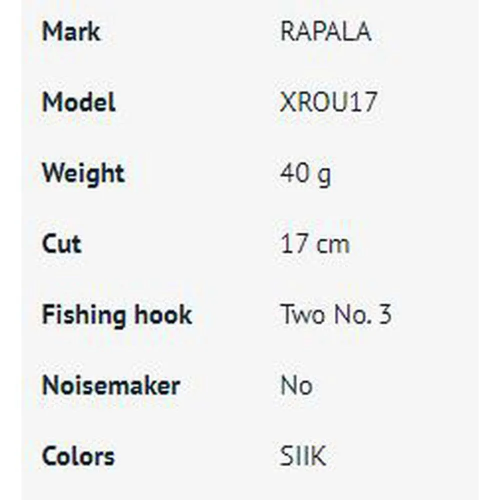 Купить Rapala RA5822265 Glidebait X-Rap Otus 40g 170 mm  GMTU 7ft.ru в интернет магазине Семь Футов