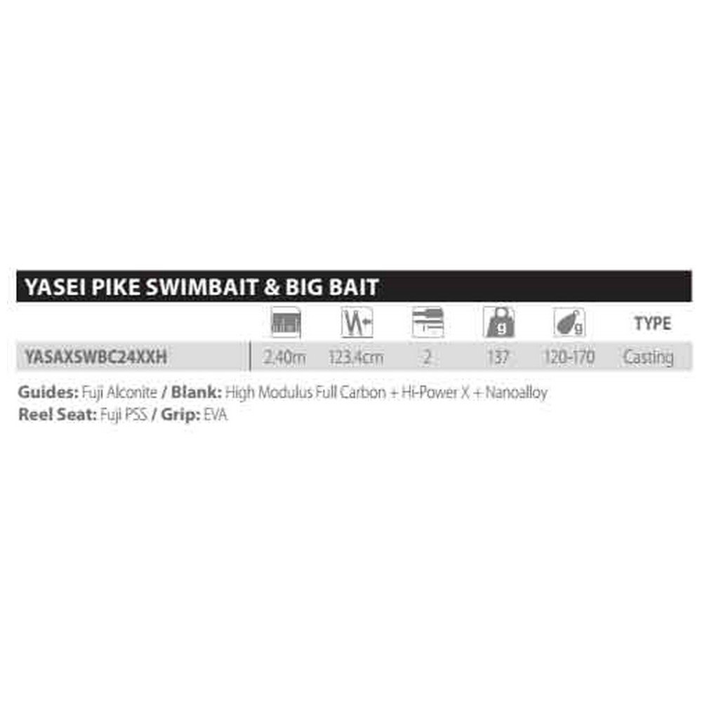 Купить Shimano fishing YASAXSWBBC24XXH Yasei Pike Swimbait&BB Удочка для мультипликатора 2.40 m 7ft.ru в интернет магазине Семь Футов