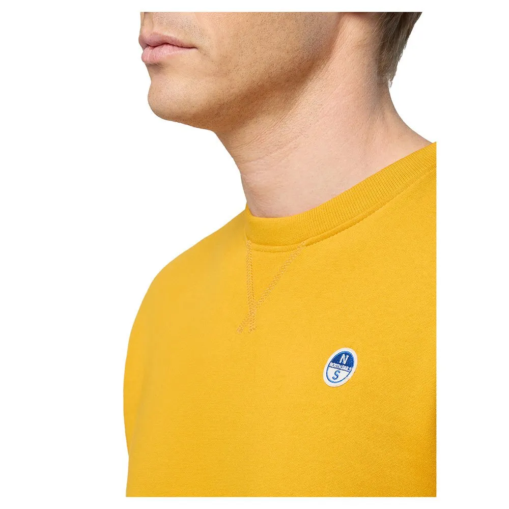 Купить North sails 691255-0620-XXL Толстовка Logo Crew Желтый  Golden Spice 2XL 7ft.ru в интернет магазине Семь Футов