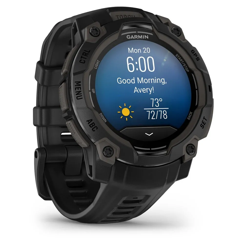 Купить Garmin 010-02936-00 Часы Instinct 3 45 mm Amoled  Black / Black 7ft.ru в интернет магазине Семь Футов