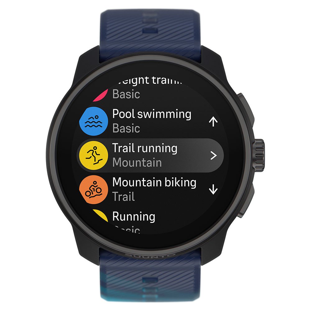 Купить Suunto SS051034000 Часы Race S UTMB World Series Голубой  All Black / Navy Blue 7ft.ru в интернет магазине Семь Футов