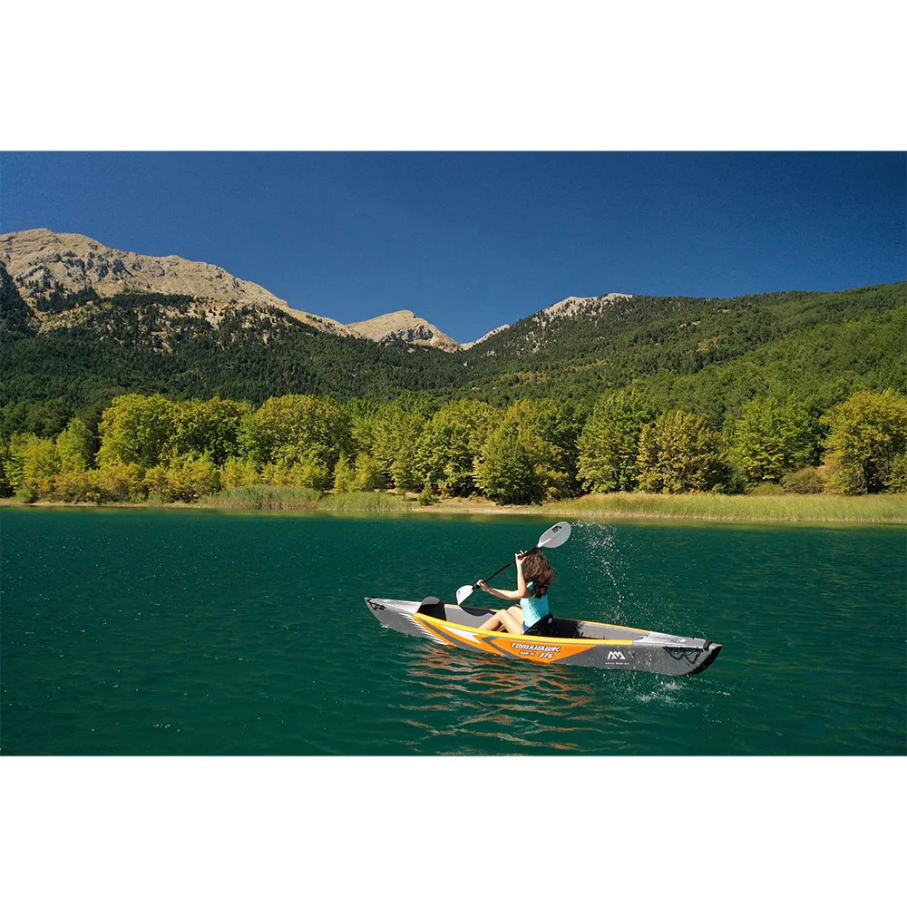 Купить Aqua marina 6954521606439 Надувная байдарка Tomahawk air375 Серый 375 x 72 cm 7ft.ru в интернет магазине Семь Футов