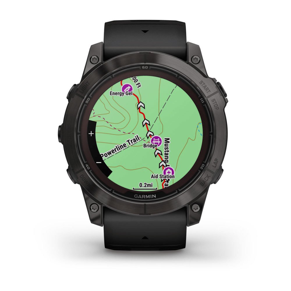 Купить Garmin 010-02778-11 Часы Fenix 7X Pro Sapphire Solar Серебристый Carbon Grey Titanium / Black Band 7ft.ru в интернет магазине Семь Футов