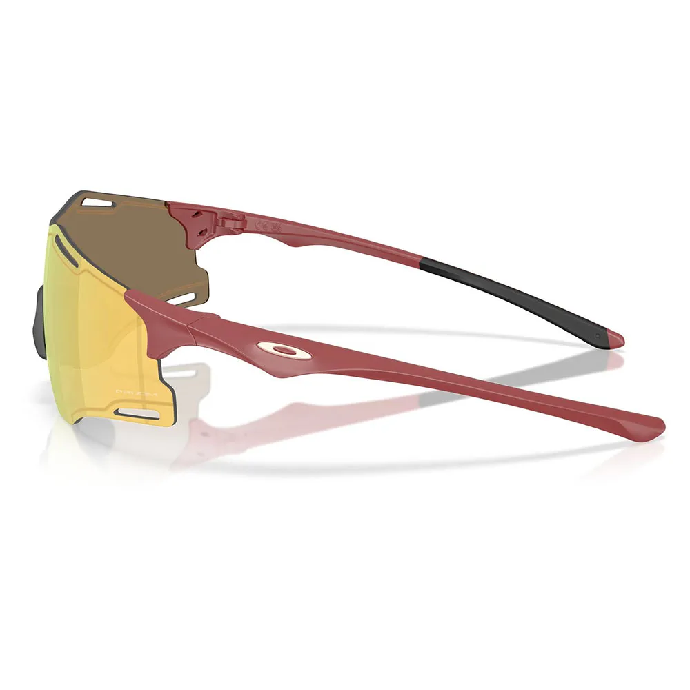 Купить Oakley OO9512-0339 Солнцезащитные очки Cybr zero Желтый Matte Iron Red Prizm 24K/CAT3 7ft.ru в интернет магазине Семь Футов