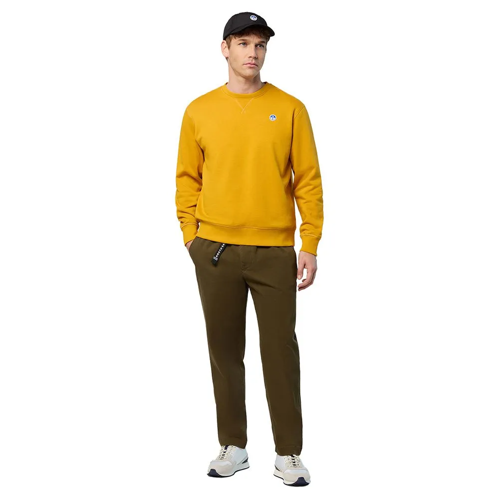 Купить North sails 691255-0620-XXL Толстовка Logo Crew Желтый  Golden Spice 2XL 7ft.ru в интернет магазине Семь Футов