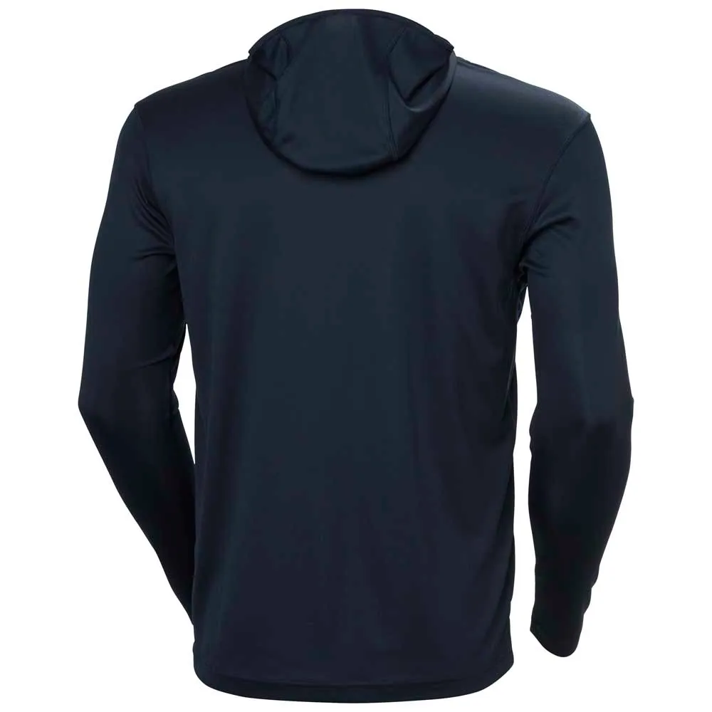 Купить Helly hansen 48262_597-s Футболка с длинным рукавом Tech hoodie Navy 30x25x2 7ft.ru в интернет магазине Семь Футов