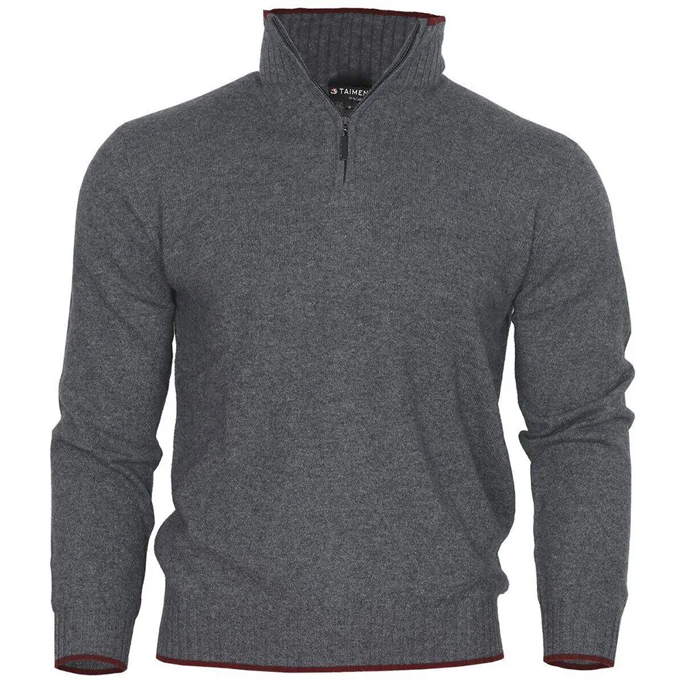 Купить Taimen 10075056 Толстовка с полумолниеймолнией Cashmere Grey M 7ft.ru в интернет магазине Семь Футов