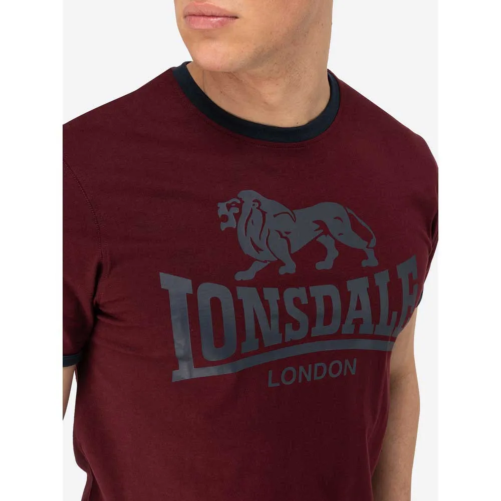 Купить Lonsdale 117794-2015-s комплект с коротким рукавом Maist Oxblood / Dark Navy 25x15x10 7ft.ru в интернет магазине Семь Футов