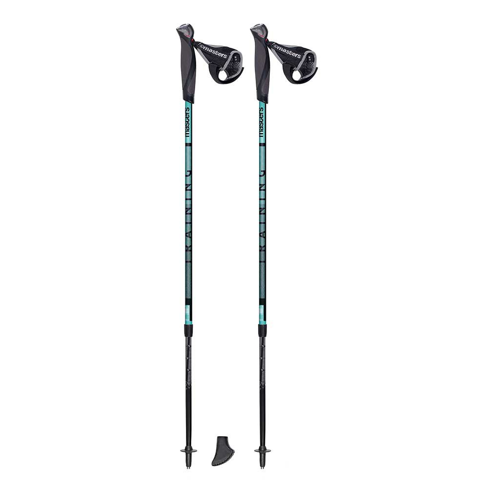 Купить Masters 01N0620 Nordic Walking столбы  Black / Turquoise 135 cm 7ft.ru в интернет магазине Семь Футов