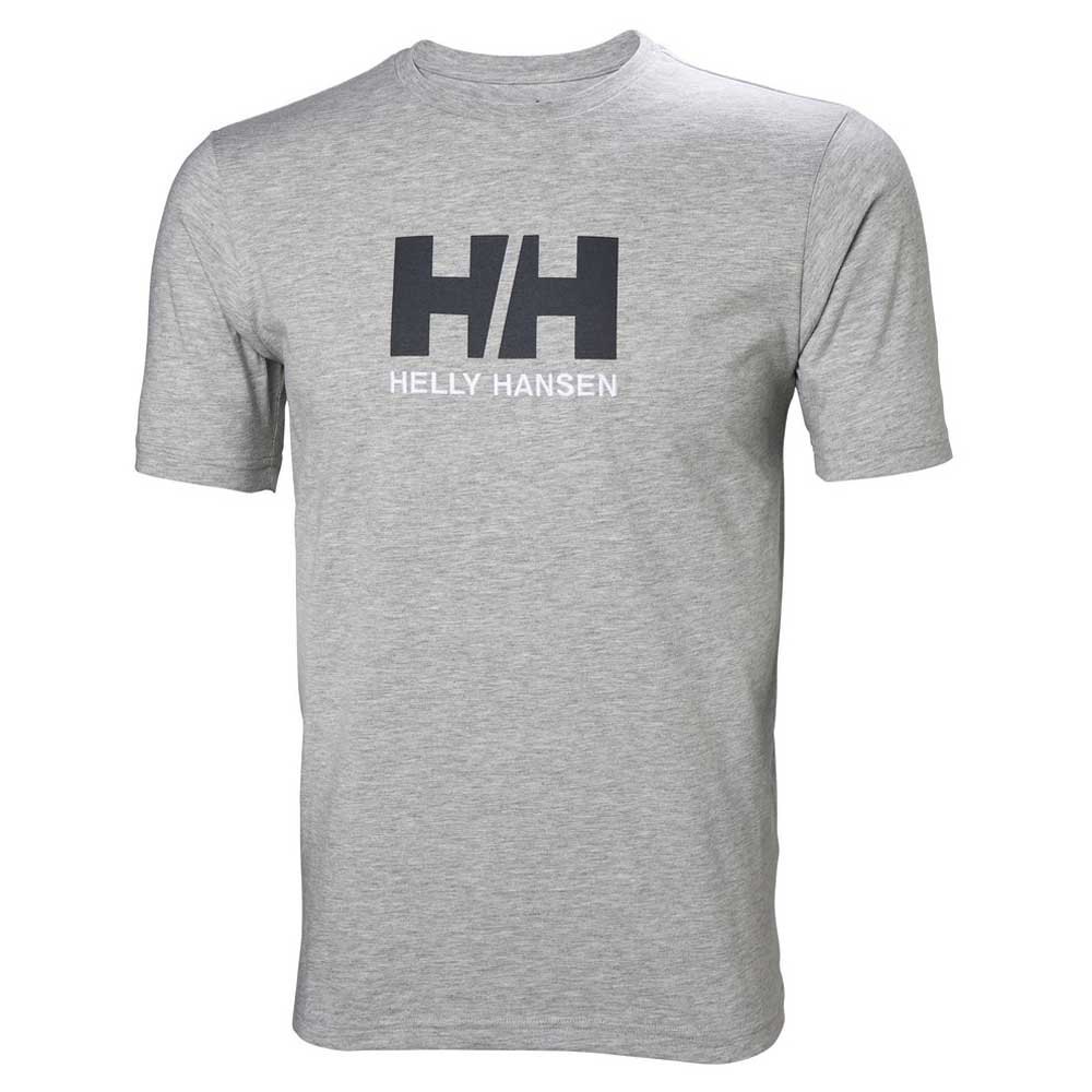 Купить Helly hansen 33979_950-M Футболка с коротким рукавом Logo Серый Grey Melange M 7ft.ru в интернет магазине Семь Футов