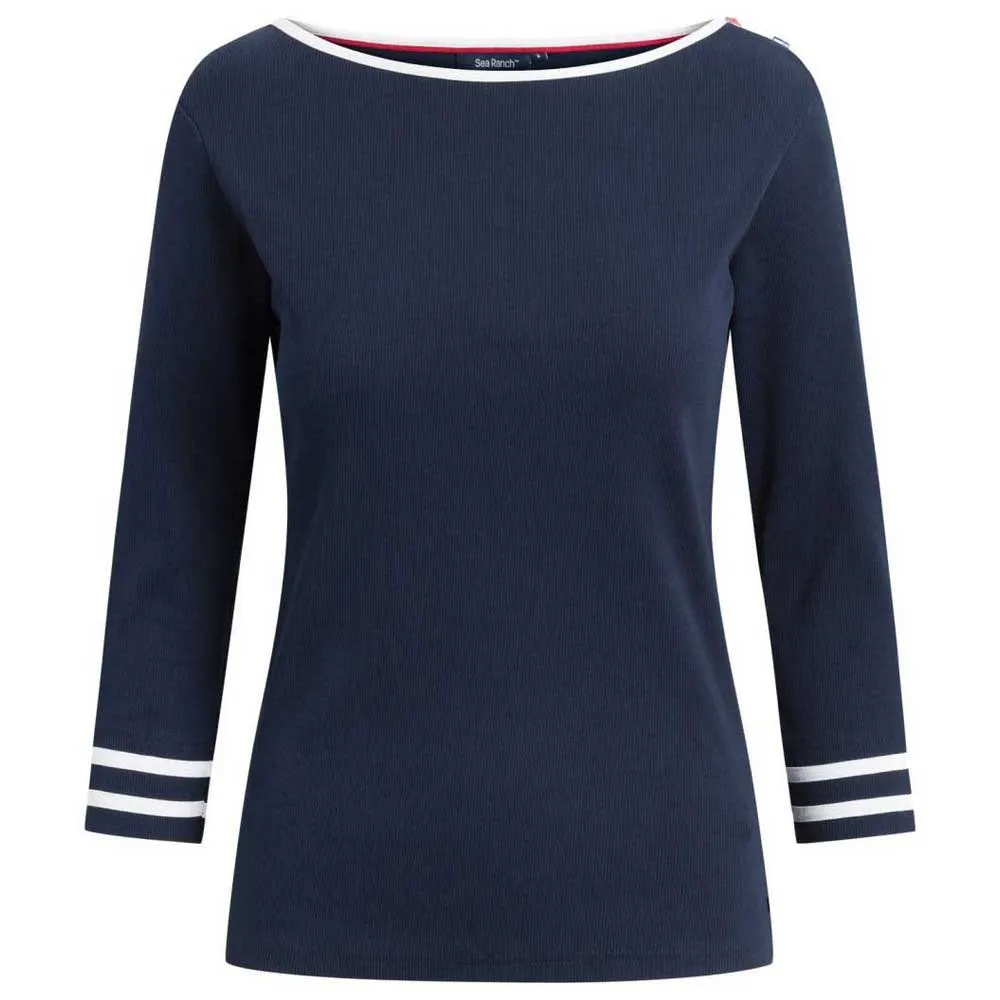 Купить Sea ranch 16-6-104-4000-3xl Футболка с рукавом 3/4 Charlotte Sr Navy 30x25x2 7ft.ru в интернет магазине Семь Футов