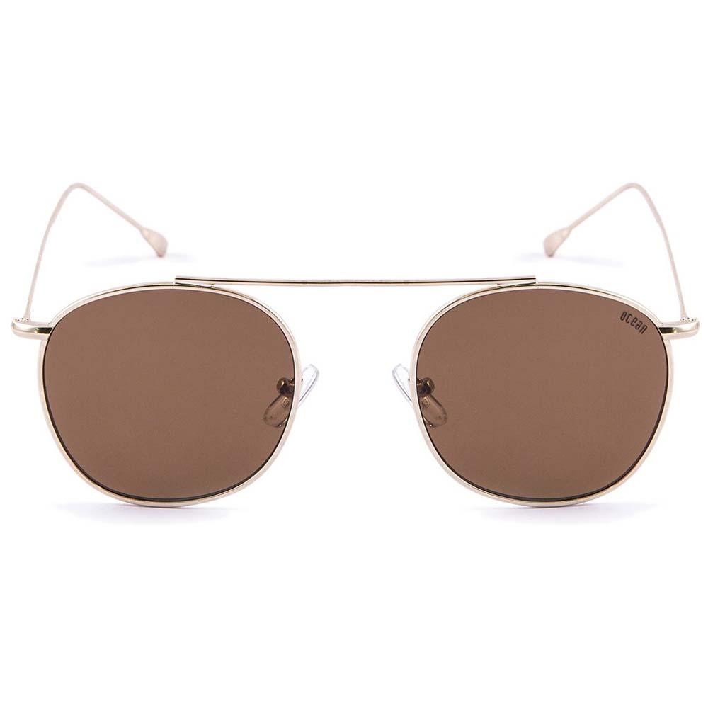 Купить Ocean sunglasses 10314.6 Солнцезащитные очки Memphis Gold Metal / Brown Gold Metal / Brown/CAT3 7ft.ru в интернет магазине Семь Футов