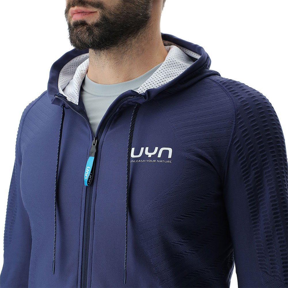 Купить UYN O102531-K859-L Толстовка на молнии Skipper Голубой Blue Deep L 7ft.ru в интернет магазине Семь Футов