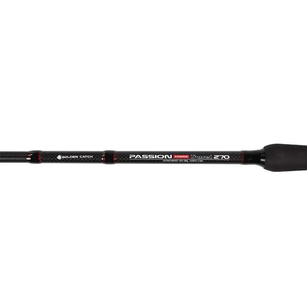 Купить Golden catch 2039233 спиннинговое удилище Passion Power Travel Tube Included Black 68x10x10 2.7 m 7ft.ru в интернет магазине Семь Футов